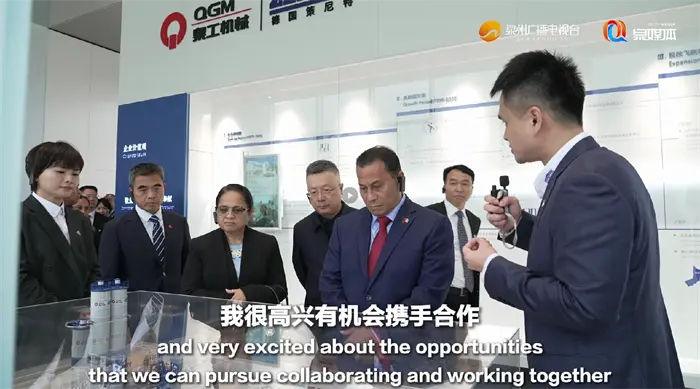 మౌలిక సదుపాయాల భవిష్యత్తును నిర్మించడానికి కలిసి పని చేద్దాం! మైక్రోనేషియా వైస్ ప్రెసిడెంట్ QGM మెషినరీని సందర్శించారు