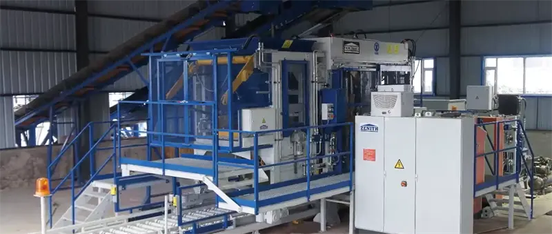 ఆఫ్రికాలో పూర్తి ఆటోమేటెడ్ మల్టీ-లేయర్ కాంక్రీట్ ఇంటర్‌లాకింగ్ ఇటుక ఉత్పత్తి ప్రాజెక్ట్ ప్రారంభించబడింది.